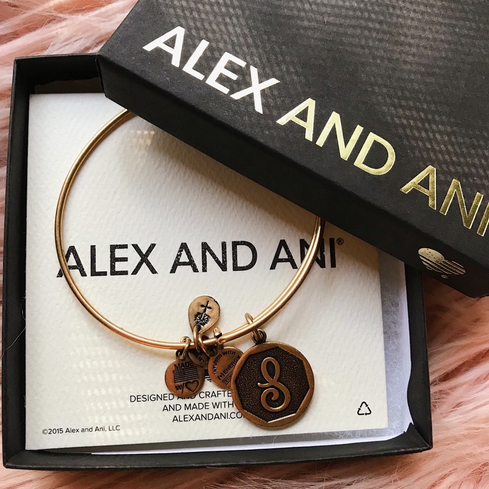 Alex and Ani • S Bracelet